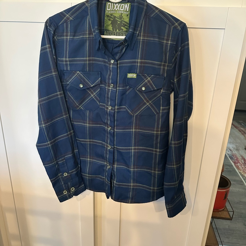 DIXXON Blue Plaid Flannel